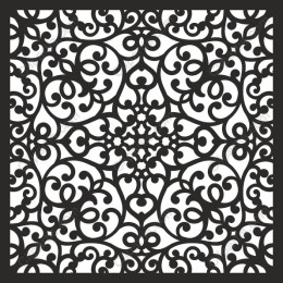 Black Ornate Flourish