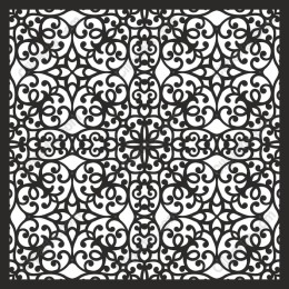 Elegant Black Lace Pattern