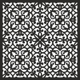Elegant Floral Geometric Pattern