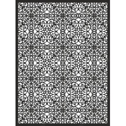 Elegant Black Floral Vine Pattern