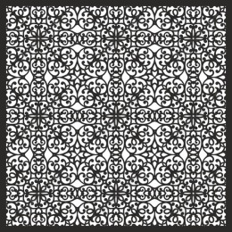Elegant Floral Pattern - Black and White
