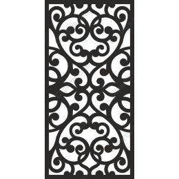Elegant Scrolling Floral
