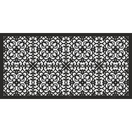 Elegant Black and White Ornamental Pattern