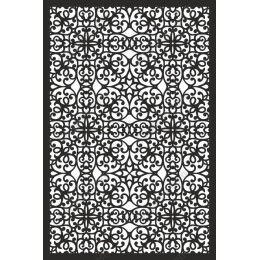 Ornate Black and White Decorative Pattern