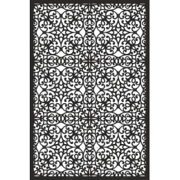Elegant Ornamental Pattern - Intricate Black and White