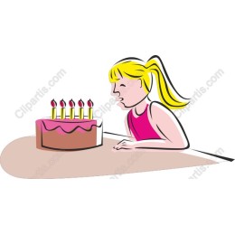 Joyful Birthday Cake Celebration
