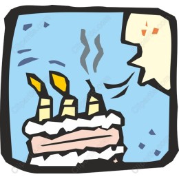 Colorful Birthday Cake