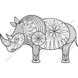 Intricate Rhinoceros