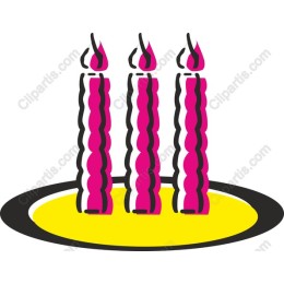 Vibrant Candle Celebration