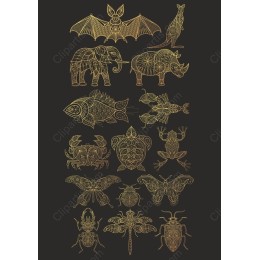 Animal Mandala Set