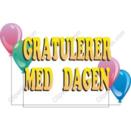 Gratulerer Med Dagen Celebration
