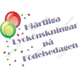 Vibrant Birthday Celebration with Balloons and Confetti