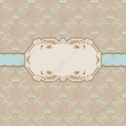 Elegant Crown Motif Decorative