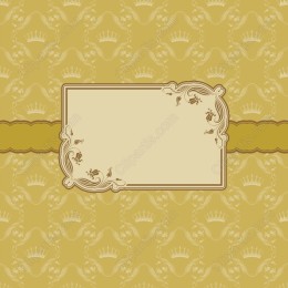 Elegant Ornate Golden Label