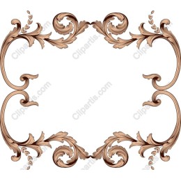 Floral Vintage Frame