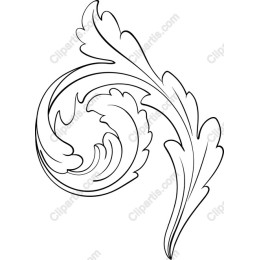 Elegant Ornamental Swirl