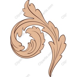Ornate Leaf Decorative