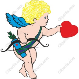 Cupid - Charming Cherub with Heart