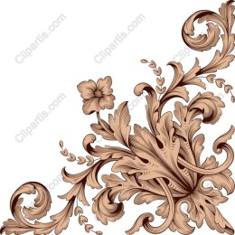 Vintage Floral Decorative