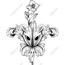Elegant Floral Decorative