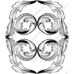 Elegant Floral Swirl