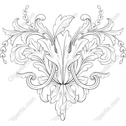 Elegant Floral Ornament