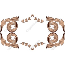 Vintage Elegance Floral Border