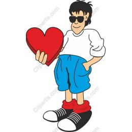 Cool Character with Heart