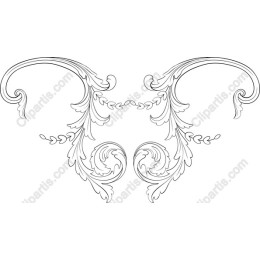 Elegant Floral Ornament