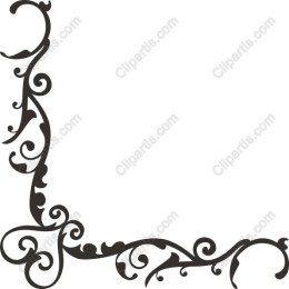 Vintage Ornate Corner Frame