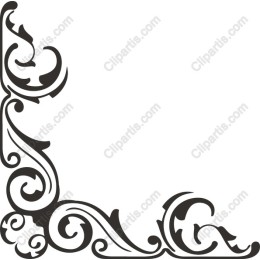 Elegant Floral Corner Ornament