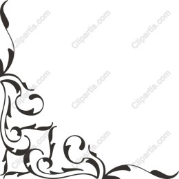 Elegant Vintage Corner Flourish