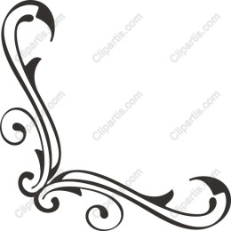 Elegant Decorative Swirl Ornament