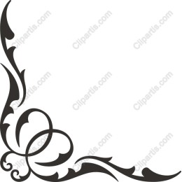 Elegant Floral Corner Ornament