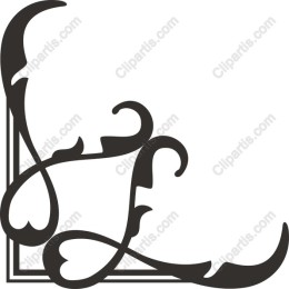 Ornamental Flourish Corner