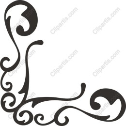 Elegant Ornate Corner Flourish