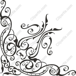 Floral Swirl Corner