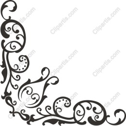 Decorative Corner Swirl