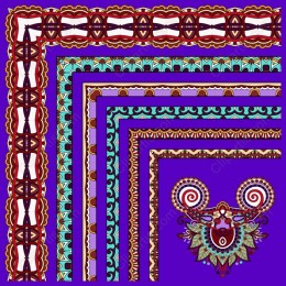 Vibrant Whimsical Border