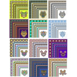 Vibrant Decorative Clipart Bundle - Collection