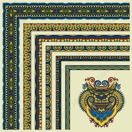 Colorful Ornamental Frame Clipart