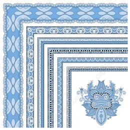 Elegant Blue Decorative