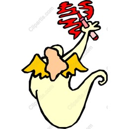Whimsical Angel with Wand