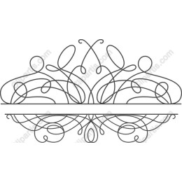Intricate Elegant Decorative Border