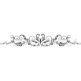 Elegant Floral Decorative Border