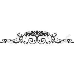 Elegant Ornate Floral Border Clipart