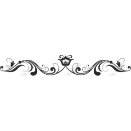 Elegant Floral Decorative Border