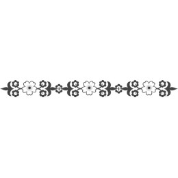 Elegant Floral Border