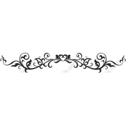 Elegant Floral Ornament Border