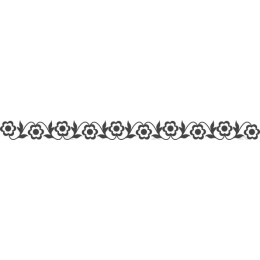 Elegant Floral Border Clipart
